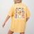 It’s Okay To Feel All The Feels Special Ed Teacher Halloween Women's Comfort Colors T-Shirt Back Print Mustard
