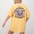 Just a Teacher Who Loves Elephants Elephant Lover Educator Women's Comfort Colors T-Shirt Back Print Mustard