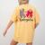 K Is For Kindergarten Teacher Coquette Bow Back To School Women's Comfort Colors T-Shirt Back Print Mustard