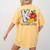 K Is For Kindergarten Teacher Pencil Apple Back To School Women's Comfort Colors T-Shirt Back Print Mustard K Is For Kindergarten Teacher Pencil Apple Back To School Women's Comfort Colors T-Shirt Back Print Mustard