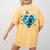 Be Kind Dolphin Autism Awareness Back To School Teacher Men Women Kids Women's Comfort Colors T-Shirt Back Print Mustard