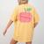 Kindergarten Apple Word Art For Teachers & Students Women's Comfort Colors T-Shirt Back Print Mustard Kindergarten Apple Word Art For Teachers & Students Women's Comfort Colors T-Shirt Back Print Mustard