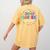 Kindergarten Crew Back To School Kindergarten Teacher Kids Women's Comfort Colors T-Shirt Back Print Mustard