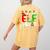 Kindergarten ELF Squad Christmas ELF Student Teacher Men Women Kids Women's Comfort Colors T-Shirt Back Print Mustard
