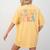 In My Kindergarten Era Retro Back To School Teacher Student Women's Comfort Colors T-Shirt Back Print Mustard