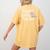 Kindergarten Teacher Dinosaur Back To School Women's Comfort Colors T-Shirt Back Print Mustard Kindergarten Teacher Dinosaur Back To School Women's Comfort Colors T-Shirt Back Print Mustard