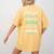 Kindergarten Teacher Shirt Humor Preschool Teacher Women's Comfort Colors T-Shirt Back Print Mustard