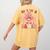 Kiss Your Brain Valentines Test Day Teacher Squad Kids Women's Comfort Colors T-Shirt Back Print Mustard