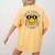 Lets Learn Today Shirt Smile Face 4K Teacher Back To School Women's Comfort Colors T-Shirt Back Print Mustard