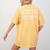 Let's Eat Kids Punctuation Saves Lives Teacher Women's Comfort Colors T-Shirt Back Print Mustard