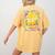 Can I Lick It Periodic Table Science Teacher Men Women Women's Comfort Colors T-Shirt Back Print Mustard