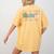 Life Is Hard Visuals Help Special Education SPED Teacher Women's Comfort Colors T-Shirt Back Print Mustard
