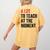 A Lot To Teach At The Moment Women's Teacher Tee Women's Comfort Colors T-Shirt Back Print Mustard