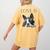 Love Is Boston Terrier Bostie Women's Comfort Colors T-Shirt Back Print Mustard