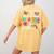 Maestra Spanish Teacher Back To School Maestra De Espanol Women's Comfort Colors T-Shirt Back Print Mustard
