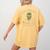 Mary Shelley's Monster Fan Club Gothic Horror Parody Women's Comfort Colors T-Shirt Back Print Mustard