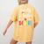 Matching Co-Teacher Best Friend She's My Bestie Work Team Women's Comfort Colors T-Shirt Back Print Mustard