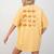 Math Number Thanksgiving Count Answer Pie Turkey Teacher Women's Comfort Colors T-Shirt Back Print Mustard