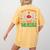 Math Teacher Love Brain Heart Skeleton Hand Zombie Halloween Women's Comfort Colors T-Shirt Back Print Mustard