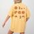 Maths Day Costume Idea Kids Teachers Pizza Slice Fraction Women's Comfort Colors T-Shirt Back Print Mustard