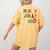 Be Merry Be Jolly Be Kind Merry Christmas Teacher Xmas Pjs Women's Comfort Colors T-Shirt Back Print Mustard
