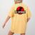 Nerdy No Internet Dinosaur Computer Science Teacher Women's Comfort Colors T-Shirt Back Print Mustard