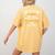 Not Superhero But Middle School Teacher For Men Women Women's Comfort Colors T-Shirt Back Print Mustard