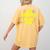 One Hundred Days Later 100th Day Of School Teacher Student Women's Comfort Colors T-Shirt Back Print Mustard