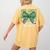 One Lucky Teacher Coquette Bow St Patricks Day Teacher Women's Comfort Colors T-Shirt Back Print Mustard One Lucky Teacher Coquette Bow St Patricks Day Teacher Women's Comfort Colors T-Shirt Back Print Mustard