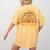 One Thankful Math Teacher Thanksgiving Autumn Fall Rainbow Women's Comfort Colors T-Shirt Back Print Mustard