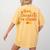 One Thankful PE Teacher Thanksgiving Fall Autumn Groovy Women's Comfort Colors T-Shirt Back Print Mustard