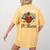 One Thankful PE Teacher Turkey Thanksgiving -Adults & Kids Classic Fit Polyester 100 Short Sleeve Women's Comfort Colors T-Shirt Back Print Mustard