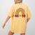 One Thankful Teacher Thanksgiving Turkey Rainbow Fall Women's Comfort Colors T-Shirt Back Print Mustard One Thankful Teacher Thanksgiving Turkey Rainbow Fall Women's Comfort Colors T-Shirt Back Print Mustard