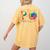 P Is For Preschool Tie Dye Back To School Teacher Men Women Girls Kids Women's Comfort Colors T-Shirt Back Print Mustard