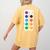 Paint Palette ArtSet Halloween Costume For Teachers Students For Men Women Kids Women's Comfort Colors T-Shirt Back Print Mustard