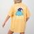 Pajama Day School Spirit Week Fun Cloud Teacher Student Women's Comfort Colors T-Shirt Back Print Mustard