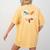 Para Heart Paraprofessional Teacher Paraeducator Women's Comfort Colors T-Shirt Back Print Mustard