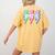 Para Squad Paraprofessional Teacher Lightning Bolt Women's Comfort Colors T-Shirt Back Print Mustard Para Squad Paraprofessional Teacher Lightning Bolt Women's Comfort Colors T-Shirt Back Print Mustard