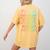 Para Tour Paraprofessional Squad Rock Teacher Back To School Women's Comfort Colors T-Shirt Back Print Mustard
