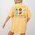 PE Teacher The More You Say Physical Education Teacher Women's Comfort Colors T-Shirt Back Print Mustard