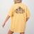 Personalized Name Teacher Mrs Young Back To School Custom Women's Comfort Colors T-Shirt Back Print Mustard