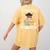 Pirate Math Teacher Skull Pirate Halloween Costume Women's Comfort Colors T-Shirt Back Print Mustard