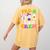 Pre-K Boo Crew Cute Ghost Halloween Costume Teacher Student For Men Women Kids Women's Comfort Colors T-Shirt Back Print Mustard