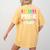 Pre-K Crew Teacher Team Squad Hello Back School Graduation Women's Comfort Colors T-Shirt Back Print Mustard