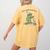 Pre K Grade Teacher Frog Back To School Preschool Women's Comfort Colors T-Shirt Back Print Mustard Pre K Grade Teacher Frog Back To School Preschool Women's Comfort Colors T-Shirt Back Print Mustard