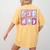 Preppy Spooky Teacher Halloween Ghost Coquette Bow Autumn Women's Comfort Colors T-Shirt Back Print Mustard Preppy Spooky Teacher Halloween Ghost Coquette Bow Autumn Women's Comfort Colors T-Shirt Back Print Mustard