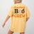 Preschool Boo Crew Halloween Teachers Students Costume Women's Comfort Colors T-Shirt Back Print Mustard