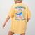 Preschool Is Whale-y Great Preschool Teacher Women's Comfort Colors T-Shirt Back Print Mustard