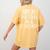 Pretend I'm A Teacher Halloween Costume Women's Comfort Colors T-Shirt Back Print Mustard