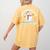 Proud Supporter Of Snow Days Teacher Women's Comfort Colors T-Shirt Back Print Mustard